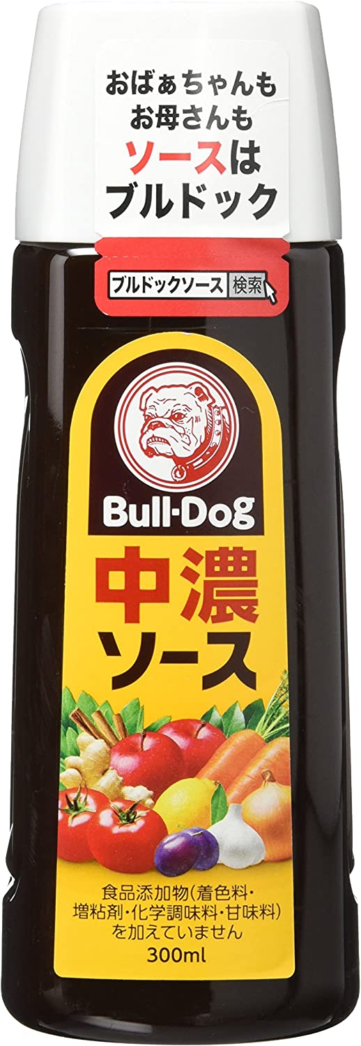 中濃ソースブルドック 中濃ソース 300ml×5袋