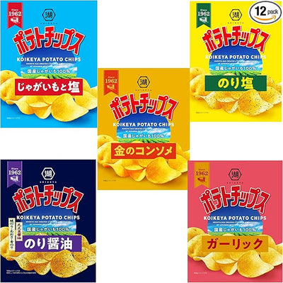 湖池屋 売れ筋ポテトチップス 5種アソート 計12袋