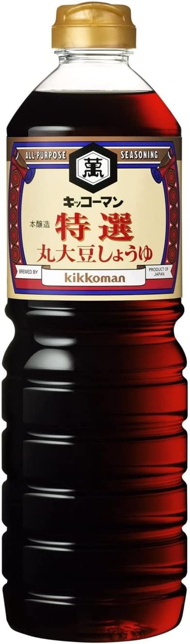 キッコーマン食品 特選丸大豆しょうゆ 1L×6本