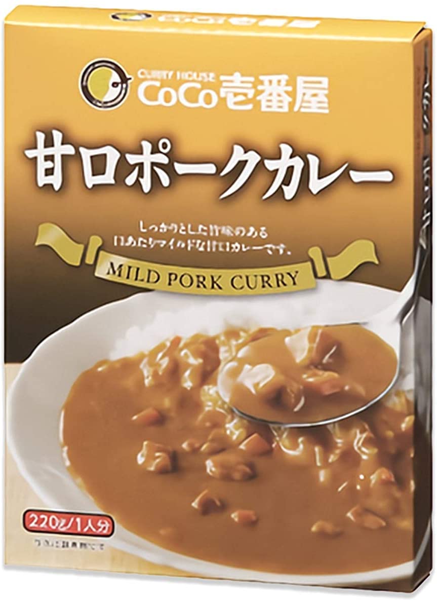 CoCo壱番屋 レトルトポークカレー（8個入） – wamusubi jp