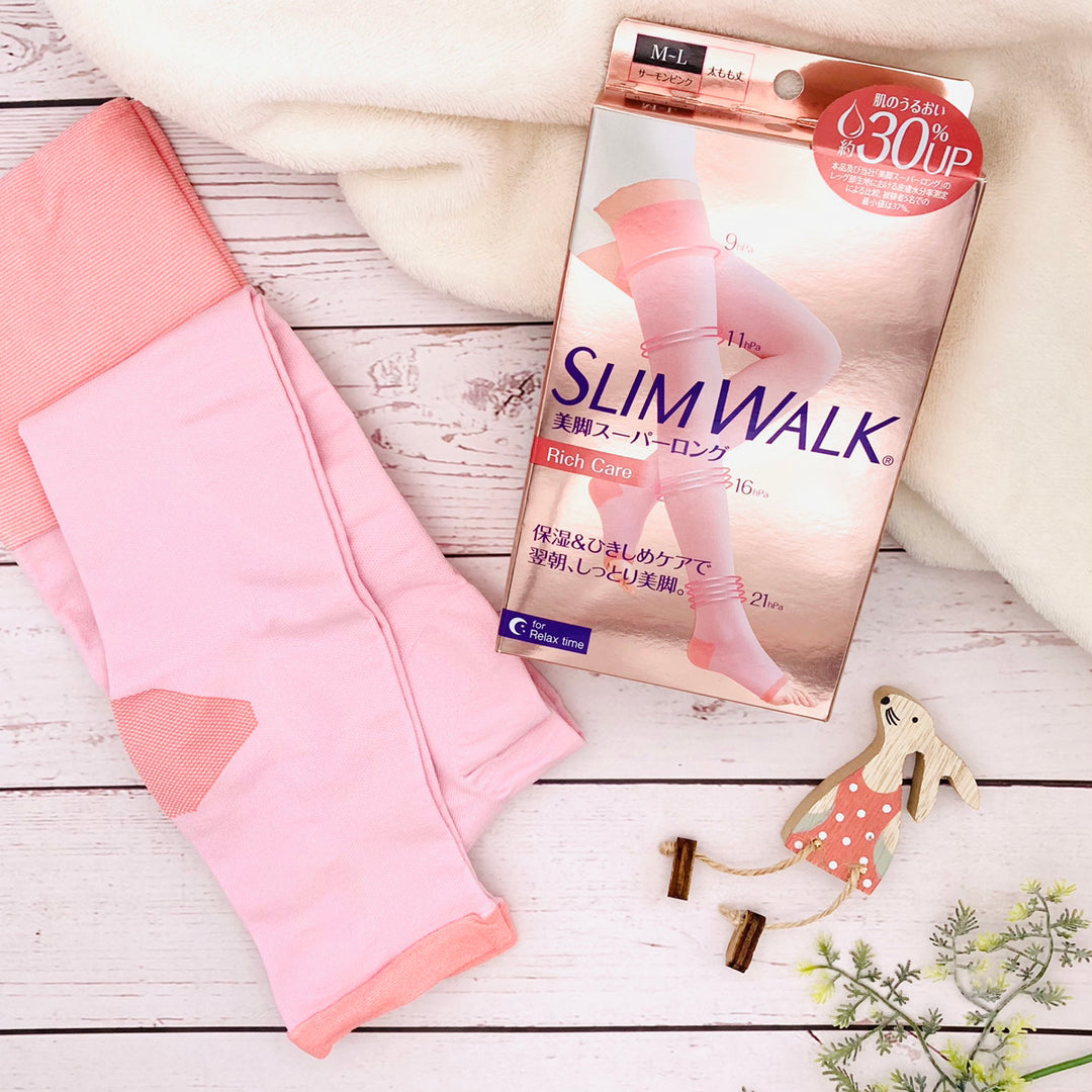スリムウォーク 美脚スーパーロング 1足 (M〜L) 5個セット 2個 配送